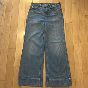 J.Crew Wide Leg Trouser Jean size 26P